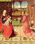 Dieric Bouts Virgin Penrhyn Castle painting